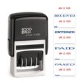 Bulk Savings Pricing 2 | COSCO 2000PLUS 065005 1.75 in. x 0.94 in. 4 Messages Economy Message Dater - Red/Blue image number 2