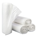 Trash Bags | Inteplast Group S303713N 30 gal. 13 microns 30 in. x 37 in. High-Density Interleaved Commercial Can Liners - Clear (25 Bags/Roll, 20 Rolls/Carton) image number 1