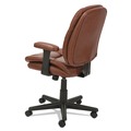  | OIF OIFST4859 16.93 in. - 20.67 in. Seat Height Swivel/Tilt Bonded Leather Task Chair Supports 250 lbs. - Chestnut Brown/Black image number 4