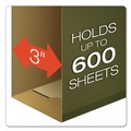 Bulk Savings Pricing 2 | Pendaflex 04153X3 1/5-Cut Tabs 3 in. Capacity Legal Size Extra Capacity Reinforced Hanging File Folders with Box Bottom - Green (25/Box) image number 1