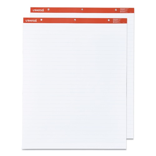  | Universal UNV35601 27 in. x 34 in. Easel Pads/Flip Charts - White (2/Carton) image number 0