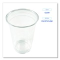 Food Service | Boardwalk BWKPET14PK 14 oz. Plastic PET Cups - Clear (50/Pack) image number 4
