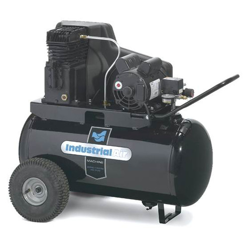 Portable Air Compressors | Industrial Air IPA1882054 1.9 HP 20 Gallon Oil-Lube Eletric Wheelbarrow Air Compressor image number 0