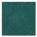 Office Jansan | Boardwalk BWK4013GRE 13 in. Diameter Heavy-Duty Scrubbing Floor Pads - Green (5/Carton) image number 3
