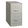 Office Filing Cabinets & Shelves | Alera 26135 15 in. x 25 in. x 28.38 in. Letter-Size 2-Drawer Economy Vertical File - Light Gray image number 0