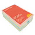 Office Jansan | Universal UNV35616 100 Sheet Lined 4 in. x 6 in. Self-Stick Note Pads - Assorted Pastel Colors (5/Pack) image number 1
