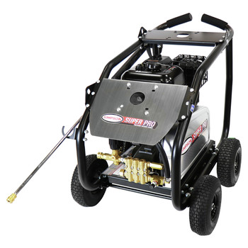 Simpson 4400 PSI 4 GPM Belt Drive Medium Roll Cage Professional Gas Pressure Washer with AAA Pump