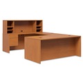 Office Jansan | HON H10585R.CC 10500 Series 72 in. x 36 in. x 29.5 in. L-Workstation Right Pedestal Desk with 3/4 Height Pedestal - Harvest image number 2