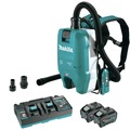 Vacuums | Makita GCV06T1 40V MAX XGT Brushless Lithium-Ion Cordless 1/2 Gallon HEPA Filter AWS Capable Backpack Dry Dust Extractor Kit (5 Ah) image number 0