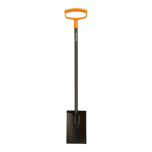 Fiskars 96676933J | 9667 Steel D-handle Square Garden Spade | Fiskars Steel D-handle Square Garden Spade | CPO Outlets