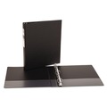 Office Jansan | Avery 03301 1 in. Capacity 11 x 8.5 Economy Non-View Binder with 3 Round Rings - Black image number 1