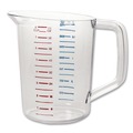Beverage Serveware | Rubbermaid Commercial FG321700CLR 2 qt. Bouncer Measuring Cup - Clear image number 0