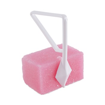 Boardwalk 4BBP012I144M202143000 4 oz. Toilet Bowl Para Deodorizer Block - Cherry Scent, Pink (144/Carton)