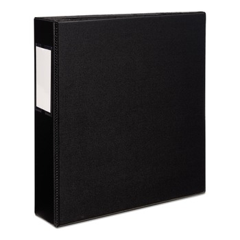 Avery 3 EZD Rings 2 in. Capacity 11 in. x 8.5 in. Durable Non-View Binder with DuraHinge - Black