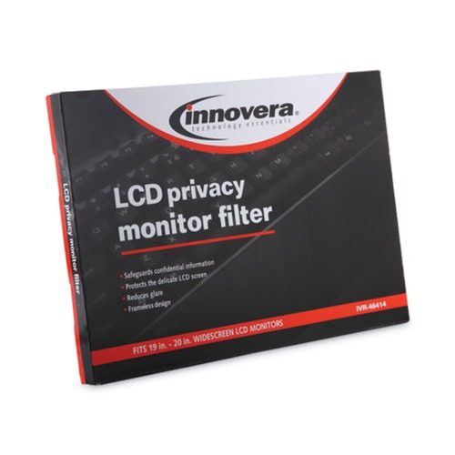 Innovera IVR46414 16:10 Aspect Ratio Premium Antiglare Privacy Monitor Filter for 19 in. - 20 in. Monitors image number 0