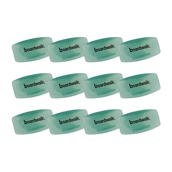 Boardwalk Toilet Bowl Clip - Cucumber Melon Scent, Green (12/Box)