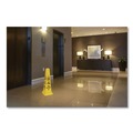 Safety Equipment | Rubbermaid Commercial FG627677YEL 12.25 in. x 12.25 in. x 36 in. Multilingual Wet Floor Safety Cone image number 3