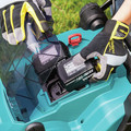 Push Mowers | Makita XML05PT 18V X2 (36V) LXT Brushless Lithium-Ion 17 in. Cordless Residential Lawn Mower Kit with 2 Batteries (5 Ah) image number 8