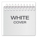 Office Jansan | TOPS 8030 4 in. x 8 in. 70 Sheets Reporter's Notebook - Wide/Legal Rule, White Cover (12/Pack) image number 3