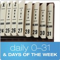 File Folders | Pendaflex 40652 General Purpose 31-Divider Indexed Sorter - Letter Size/Brown Frame image number 4