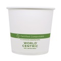 Labor Day Sale! Save $30 off $199! | World Centric BOPA24 4.4 in. Diameter x 4.4 in. h Paper Bowls - White (500/Carton) image number 0