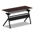  | Alera ALEVA7276BK Flip and Nest 55-7/8 in. x 23-5/8 in. x 28-1/2 in. Table Base - Black image number 5