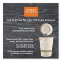 Cups and Lids | World Centric CUSU10 10 oz. NoTree Paper Hot Cups - Natural (1000/Carton) image number 4