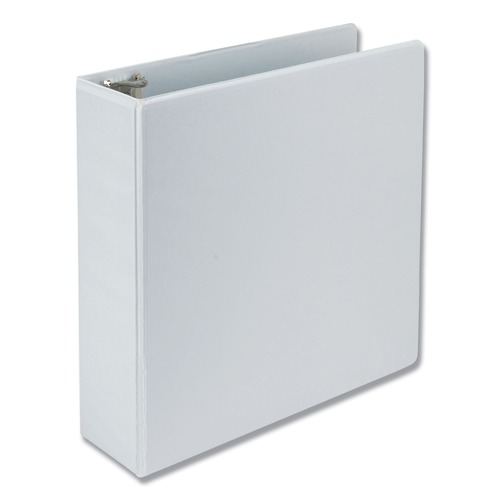 Binders | Samsill 16987 Earth's Choice Biobased D-Ring View Binder, 3 Rings, 3-in Capacity, 11 X 8.5, White image number 0