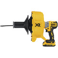 Drain Cleaning | Dewalt DCD200D1 20V MAX XR 2.0 Ah Cordless Lithium-Ion Brushless Drain Snake Kit image number 1