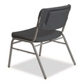 Office & Office Supplies | Iceberg 64127 Rough n Ready 18.5 in. Seat Height Charcoal Seat/Back Silver Base Wide-Format Big and Tall Stack Chair (4/Carton) image number 3