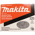 Makita 742526-A-50 50-Pack 320 Grit Hook and Loop 5 in. Round Abrasive Disc image number 1