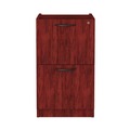  | Alera ALEVA542822MY 15.63 in. x 20.5 in. x 28.5 in. Valencia Series 2-Drawer Full File Pedestal - Mahogany image number 0