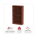  | Alera ALEVA634432MY 31.75 in. x 14 in. x 39.38 in. Valencia Series 3-Shelf Bookcase - Mahogany image number 7