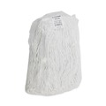 Just Launched | Boardwalk BWK216RCT 16 oz. Rayon Premium Cut-End Wet Mop Heads - White (12/Carton) image number 1
