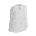 Mops | Boardwalk BWK216RCT 16 oz. Rayon Premium Cut-End Wet Mop Heads - White (12/Carton) image number 1