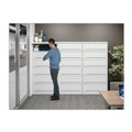 Office & Office Supplies | Tennsco FS351L-LGY 36 in. x 16.5 in. x 63.5 in. 5 Legal/Letter File Shelves Fixed Shelf Enclosed-Format Lateral File for End-Tab Folders - Light Gray image number 1