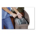 Trash & Waste Bins | Rubbermaid Commercial 1883606 Streamline 24 Gallon Front Step Style Polyethylene/Resin Step-On Container - Gray image number 3