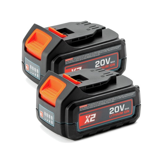 Batteries | Senix S2K0B2-03 (2) 20V Max 5.0 Ah Lithium-ion Battery image number 0
