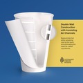 Cups and Lids | SOLO DWTG16W Thermoguard Insulated Paper Hot Cups 16 oz White Sustainable Forest Design 30/Pack image number 1
