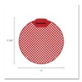 Cleaning & Janitorial Supplies | Boardwalk FGVIN-P-012I072M-20-21430 1.8 oz. Urinal Screen - Cherry Scent, Red (1-Dozen) image number 2
