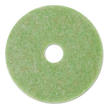 3M 20 in. Diameter Low-Speed TopLine Autoscrubber Floor Pads 5000 - Green/Amber (5/Carton)