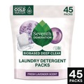 Office Jansan | Seventh Generation 62692700 Natural Laundry Detergent Powder Packs - Lavender Scent (8/Carton) image number 0