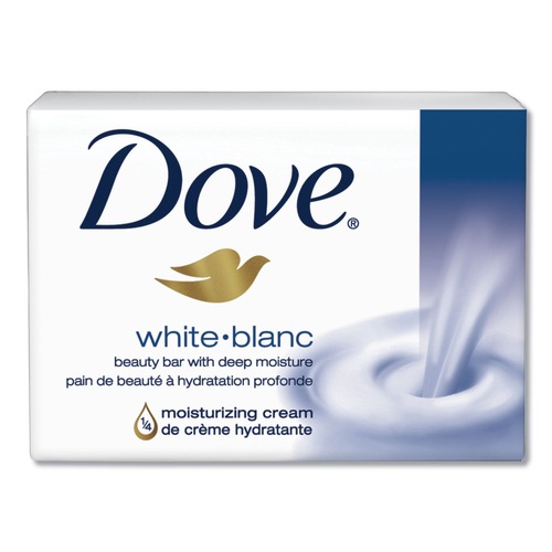Cleaning & Janitorial Supplies | Dove CB370944 3.15 oz. Moisturizing Bar Soap - Pleasant Scent (48/Carton) image number 0