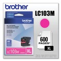 Bulk Savings Pricing 2 | Brother LC103M LC103M Innobella 600 Page-Yield High-Yield Ink - Magenta image number 5