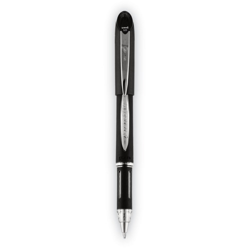 Pens | uni-ball 33921 Jetstream Bold 1 mm Hybrid Gel Pen - Black/Silver Barrel image number 0