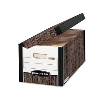 PRODUCTS | Bankers Box 00052 Systematic Letter/Legal Files Medium-Duty Strength Storage Boxes - Woodgrain (12/Carton)