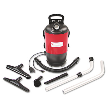 PRODUCTS | Sanitaire SC412A TRANSPORT QuietClean 11.5 lbs. Backpack Vacuum - Red