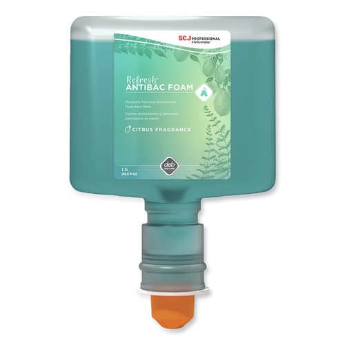 Hand Soaps | SC Johnson ANT120TF 1.2 Liter Refill Refresh Foaming Hand Soap Touch Free Cartridge - Citrus Scent (3/Carton) image number 0