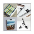Office Jansan | Universal UNV11160 Binder Clips with Storage Tub - Small/Medium, Black/Silver (60/Pack) image number 4