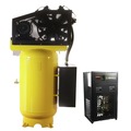 New Year New Savings! Save $25 off $150 | EMAX ESP07V080V3PK E450 Series 7.5 HP 80 gal. Industrial Plus 2 Stage Pressure Lubricated 3-Phase 31 CFM @100 PSI Patented SILENT Air Compressor with 30 CFM Air Dryer image number 2